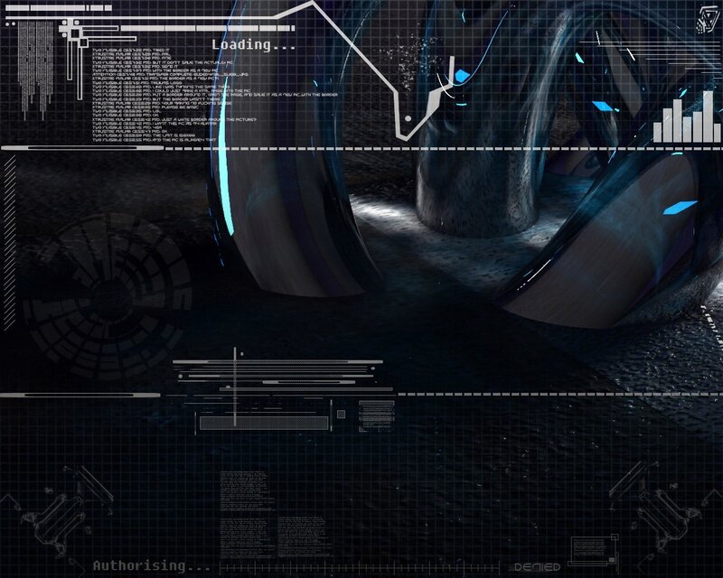 futuristic loading screen