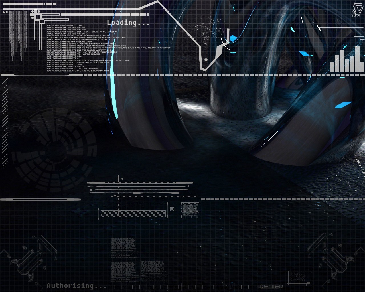 futuristic loading screen