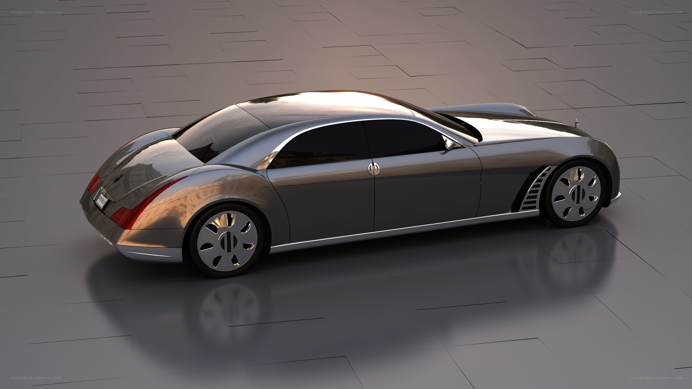 futuristic luxury car concept