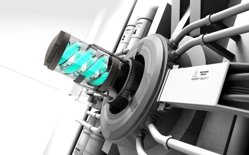 Futuristic Machine Component