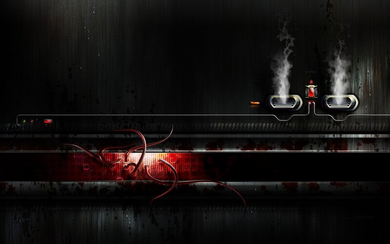 Futuristic Machinery — Black