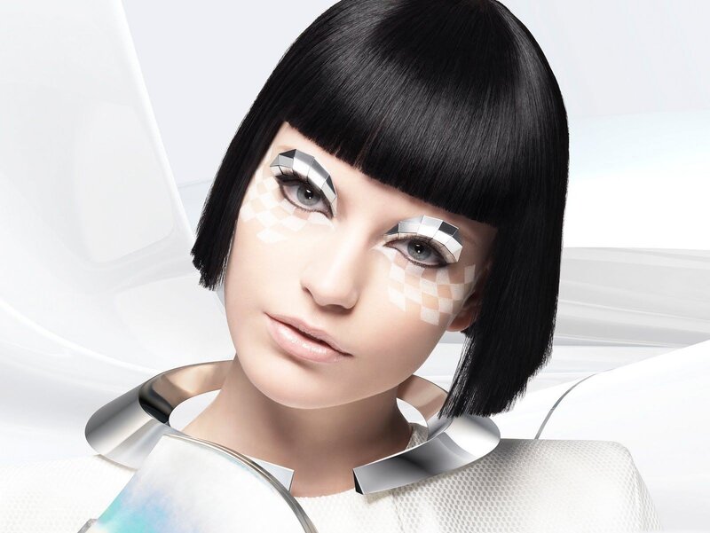 futuristic makeup art
