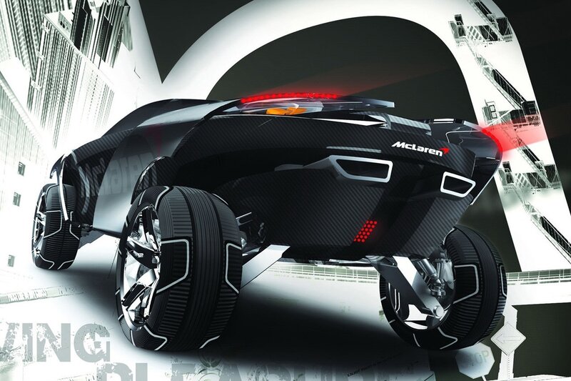 futuristic McLaren concept car