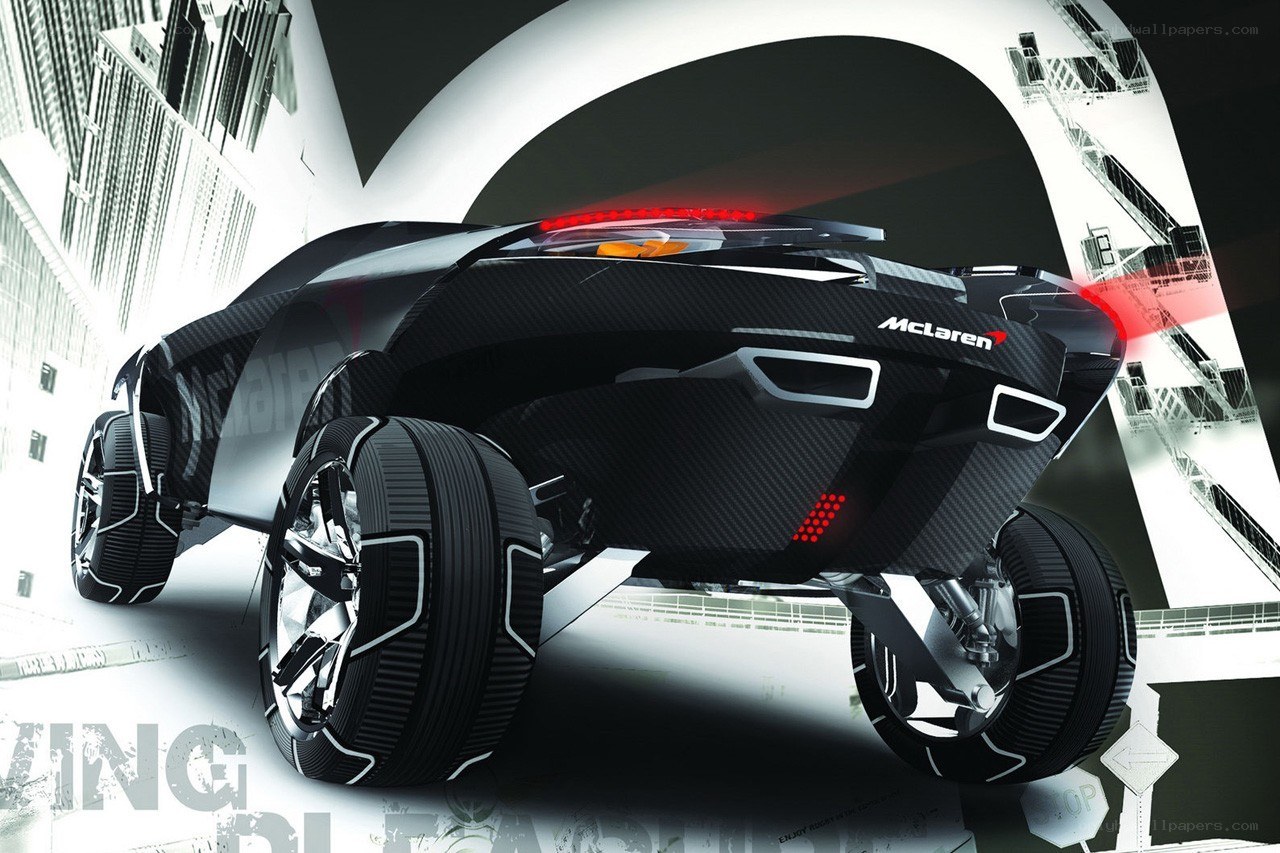 futuristic McLaren concept car