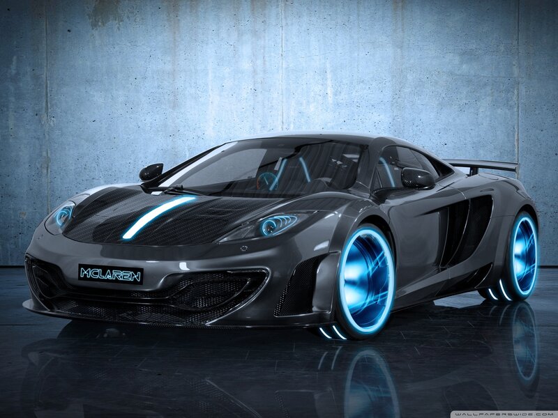 futuristic mclaren sports car