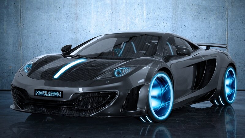 futuristic mclaren sports car