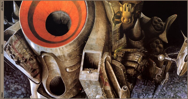 futuristic mechanical artwork