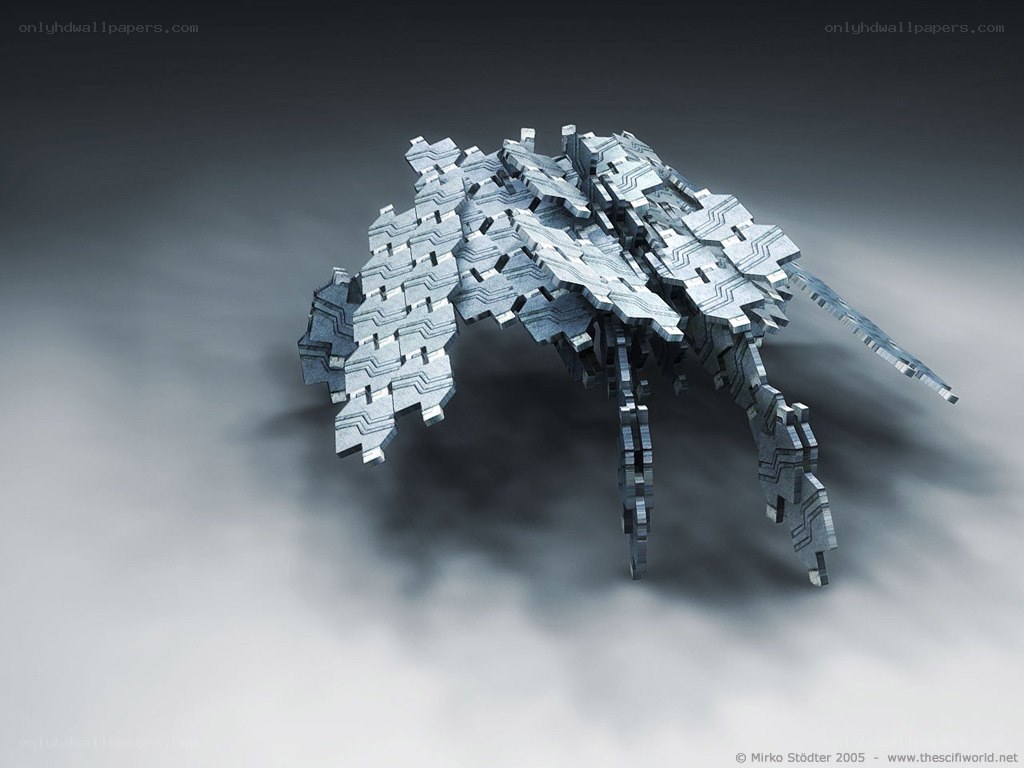 futuristic mechanical creature