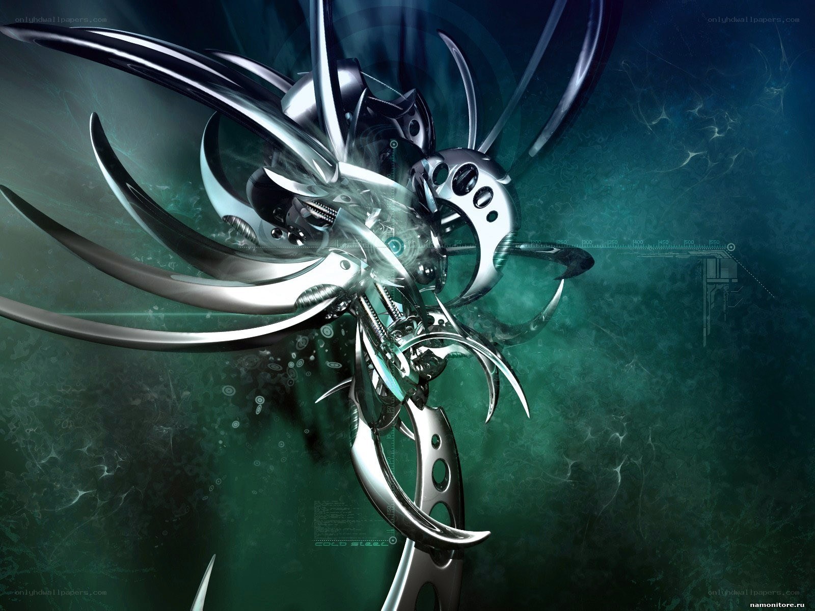 Futuristic mechanical creature