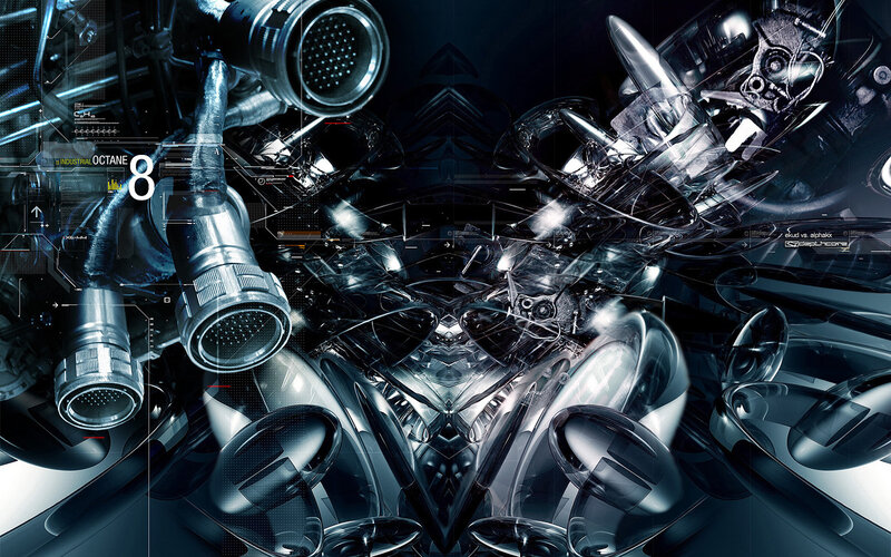 futuristic mechanical design