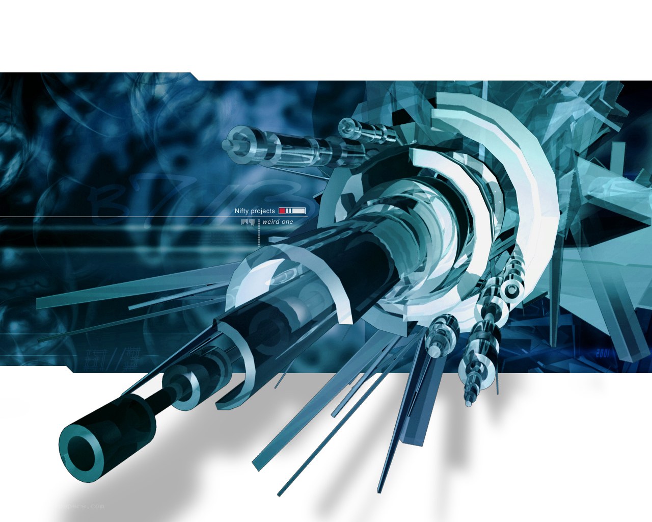 futuristic mechanical device