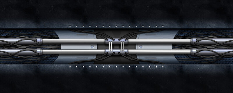 futuristic mechanical interface