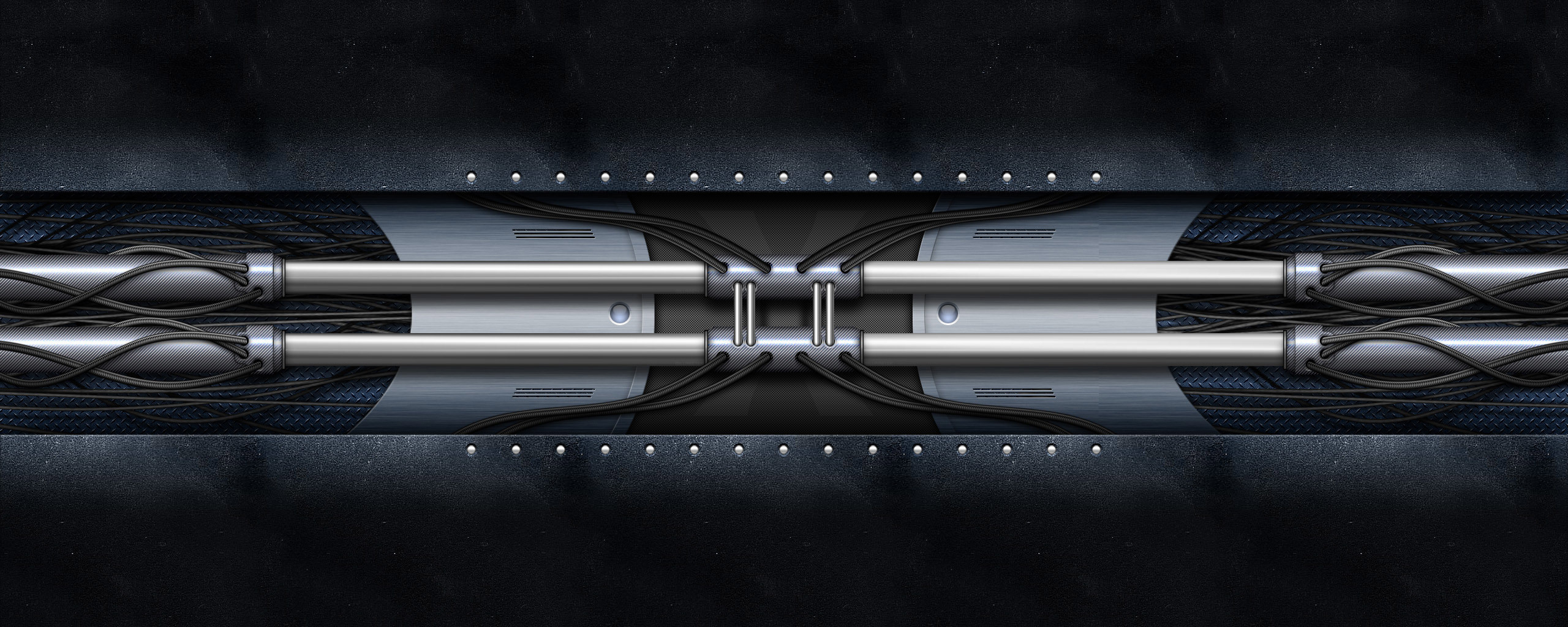 futuristic mechanical interface