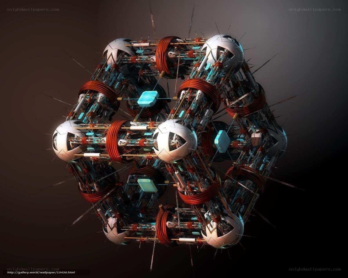 futuristic mechanical sphere