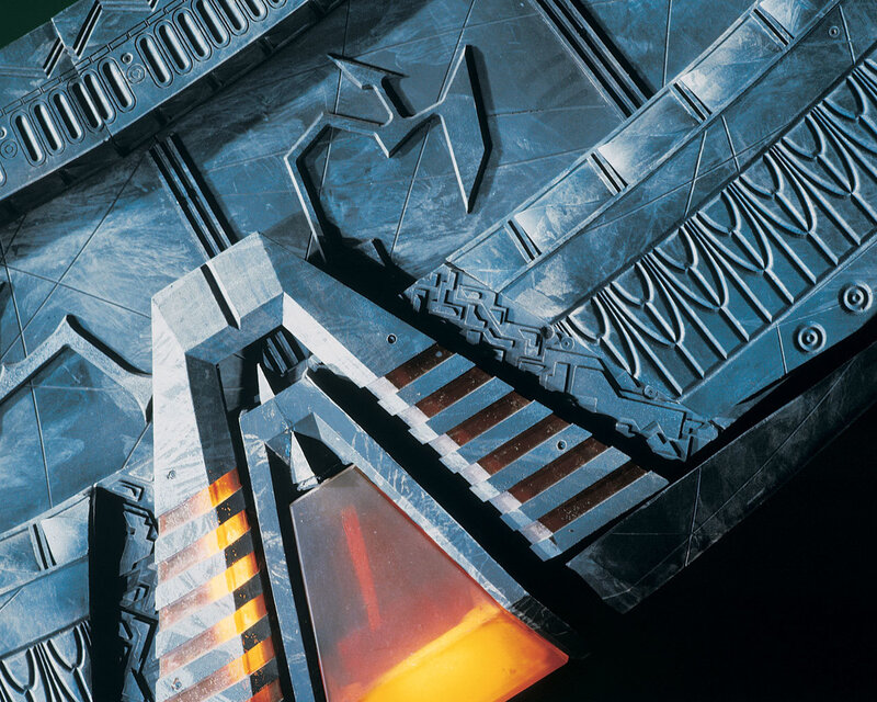 futuristic mechanical structure