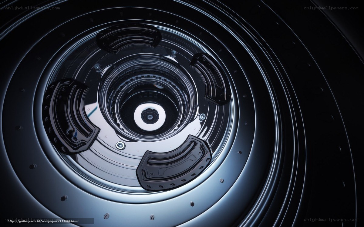 futuristic mechanical tunnel