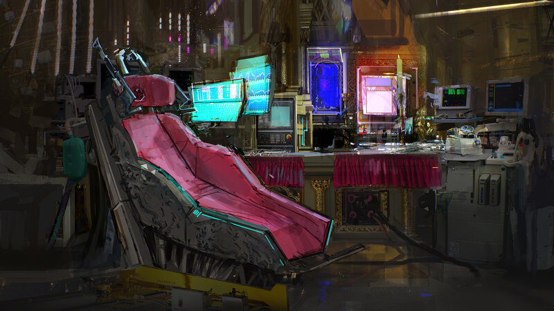 Futuristic Medical Chair
