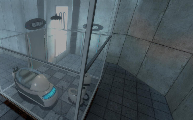 futuristic medical chamber