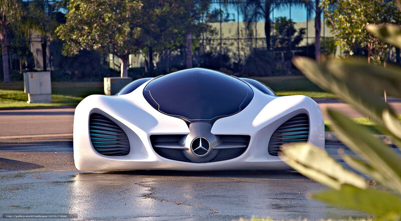 futuristic mercedes concept car