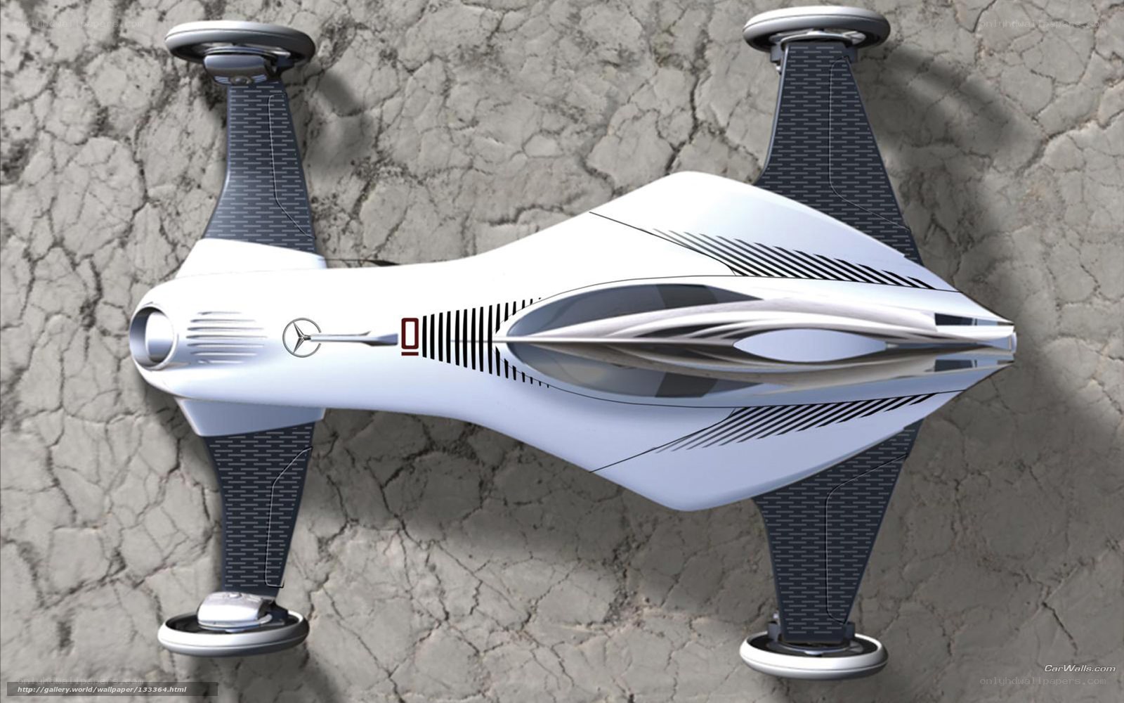 futuristic mercedes concept vehicle