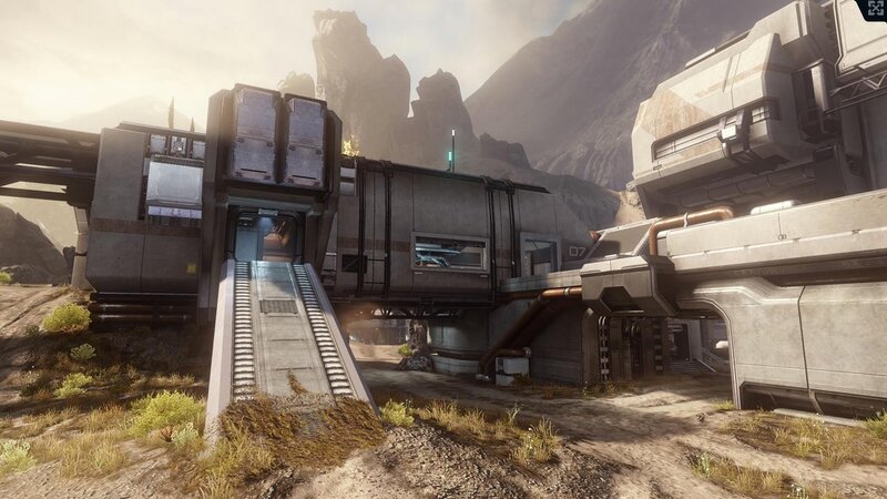 Futuristic Military Base — Gray, Desolate