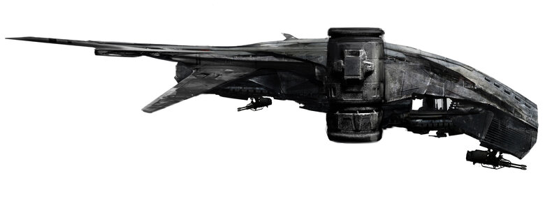 futuristic military spacecraft
