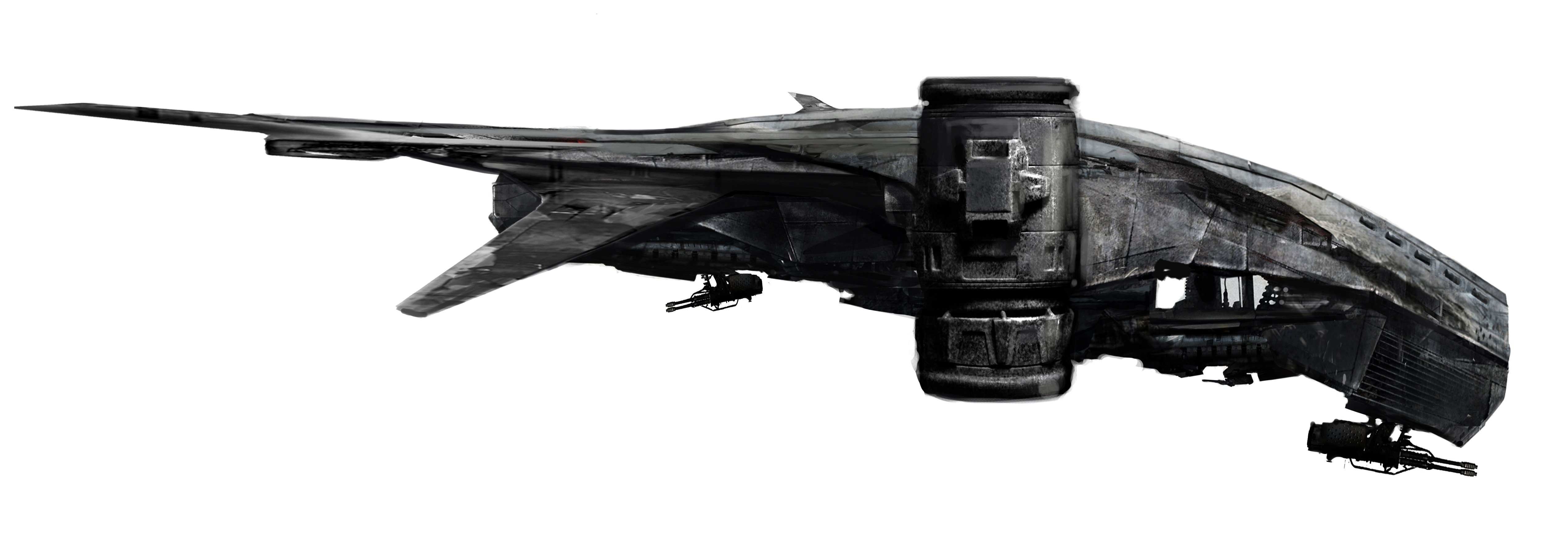 futuristic military spacecraft