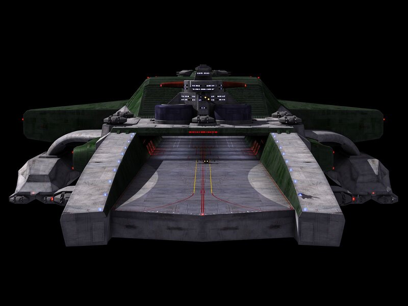 futuristic military spacecraft