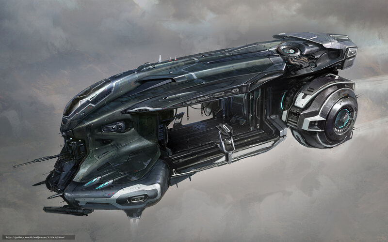 futuristic military transport vehicle