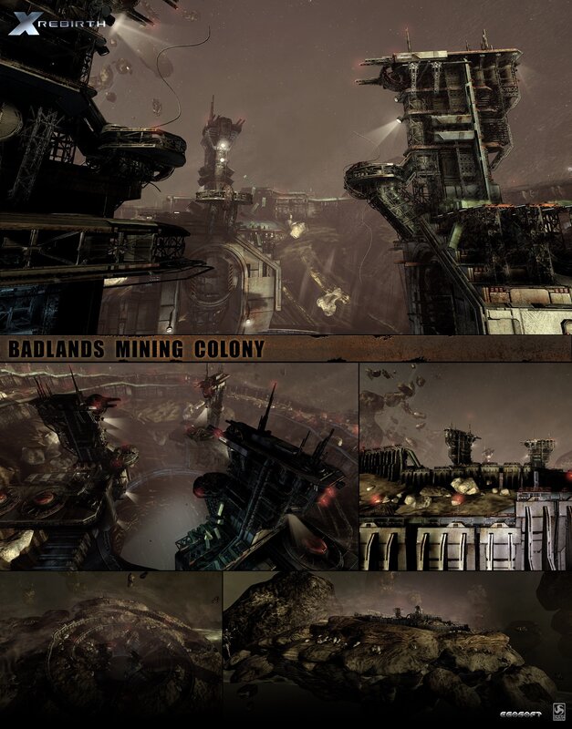 Futuristic Mining Colony — Brown