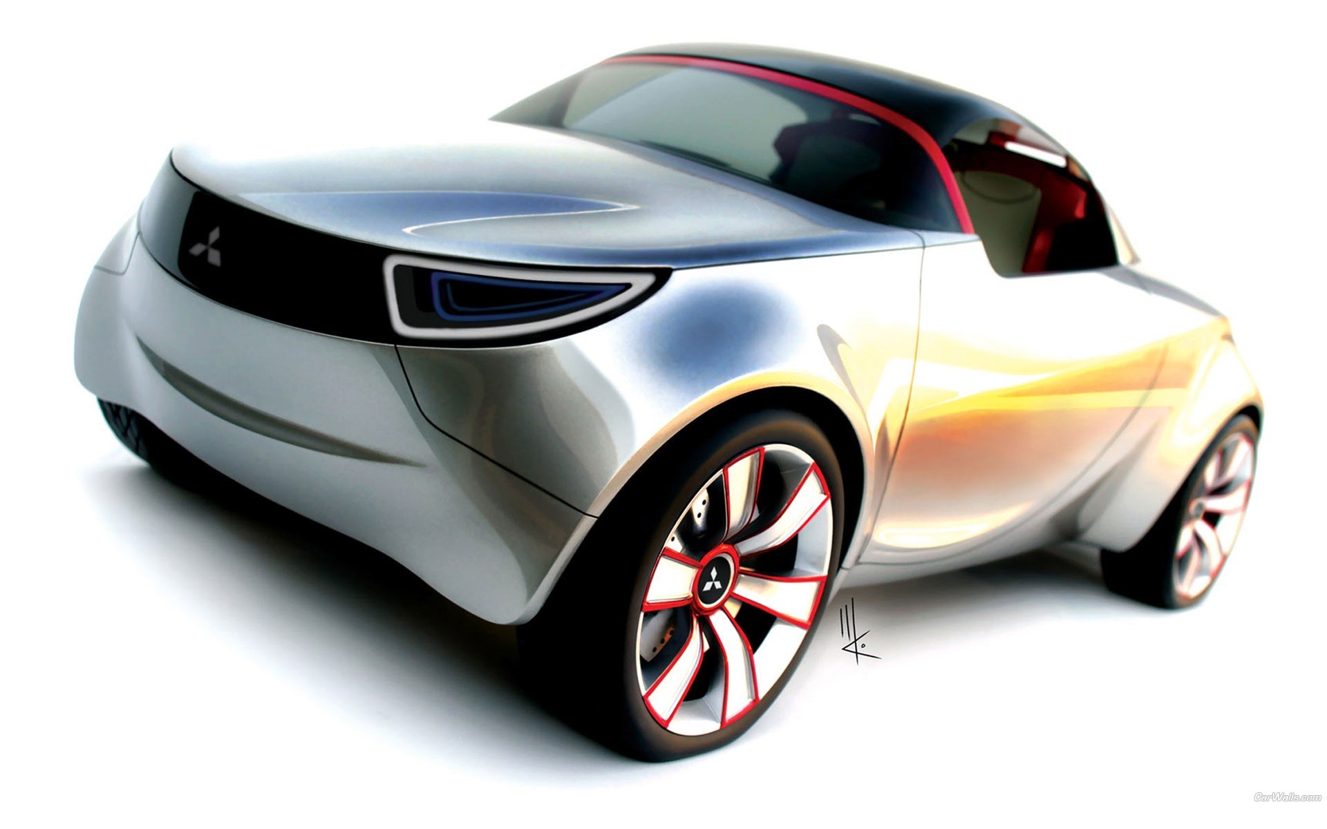 futuristic mitsubishi concept car
