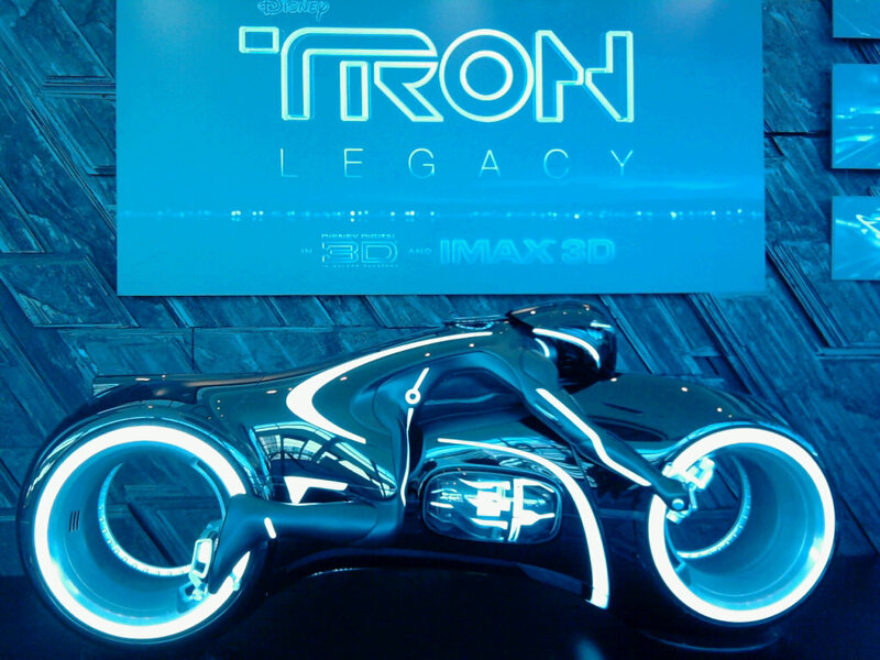Futuristic Motorcycle — Blue