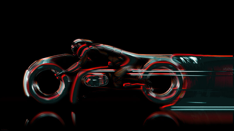 futuristic motorcycle concept