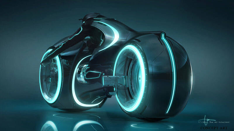 futuristic motorcycle concept