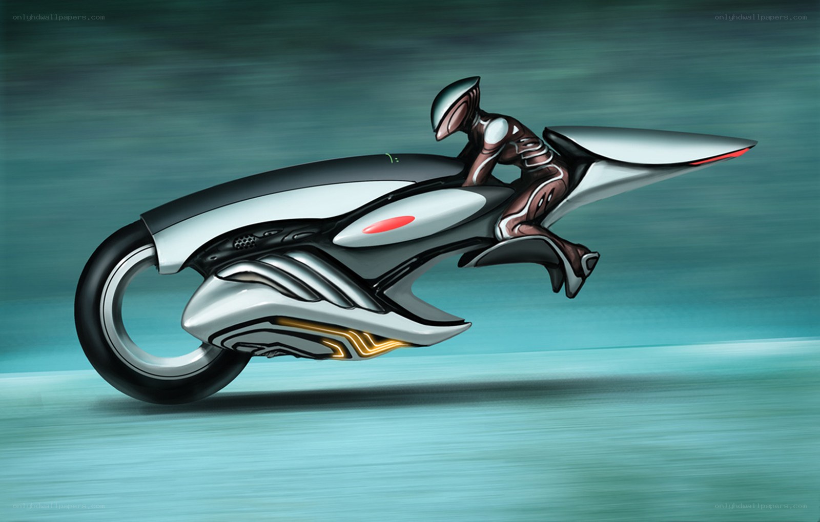 futuristic motorcycle concept