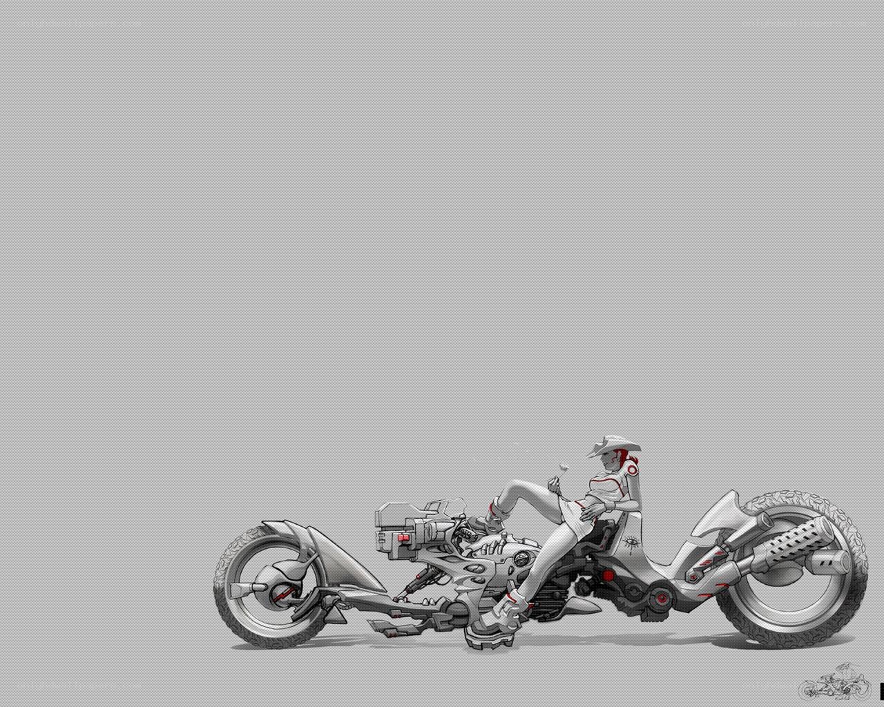 futuristic motorcycle concept
