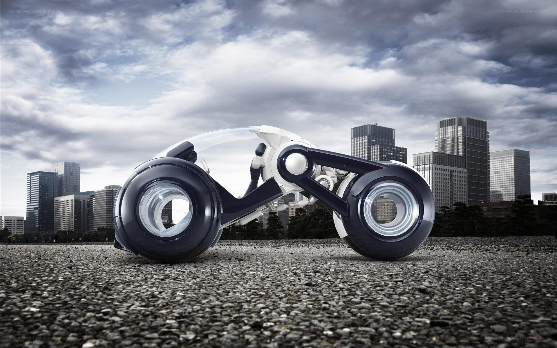 futuristic motorcycle concept