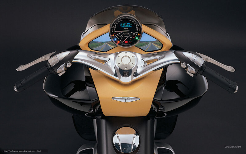 futuristic motorcycle dashboard