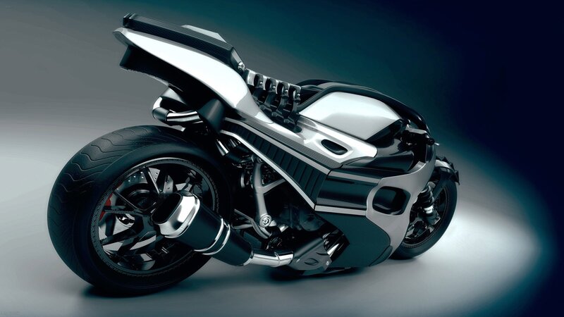 futuristic motorcycle design