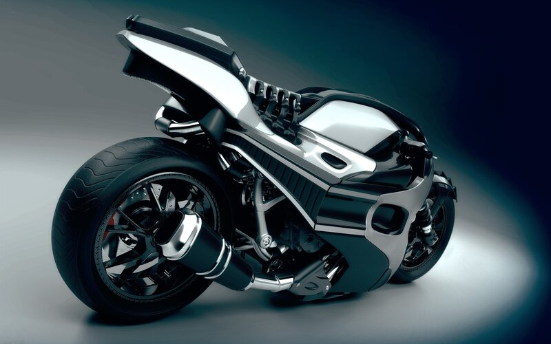 futuristic motorcycle design