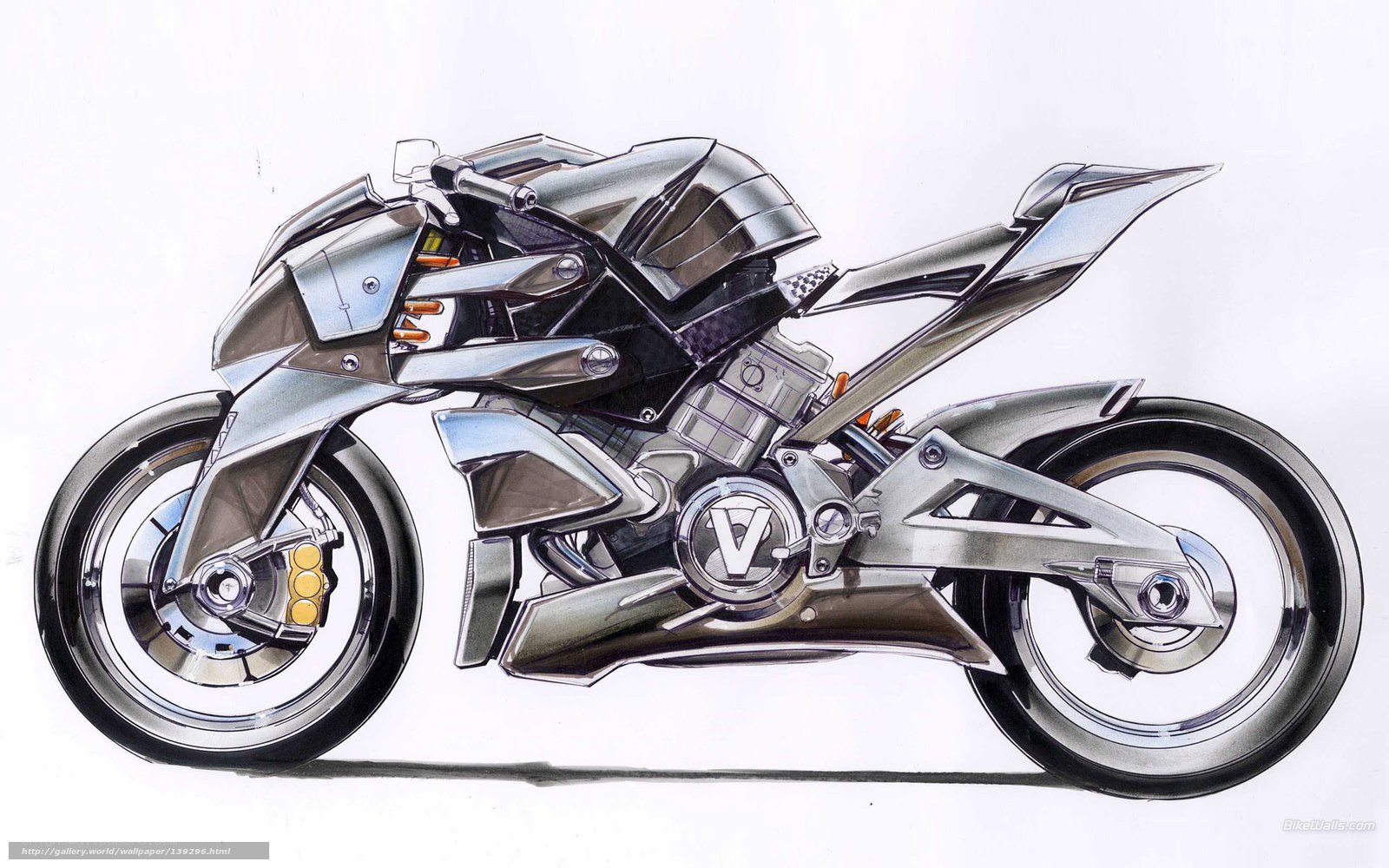 futuristic motorcycle design