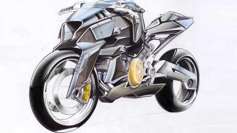 futuristic motorcycle design