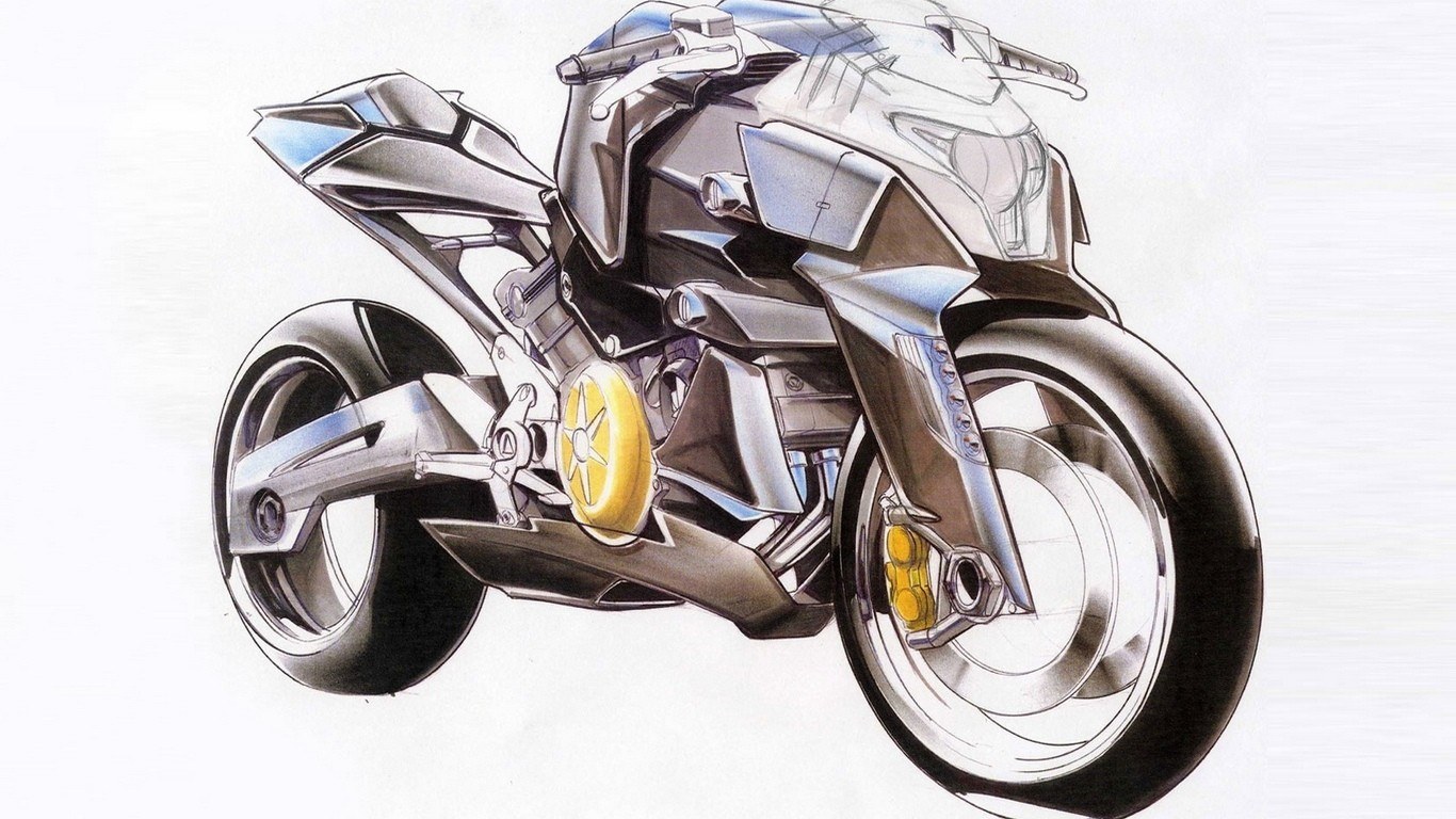 futuristic motorcycle design