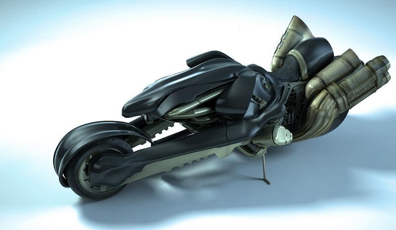 futuristic motorcycle design