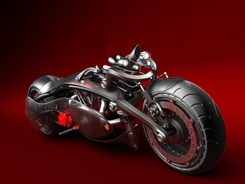 futuristic motorcycle design