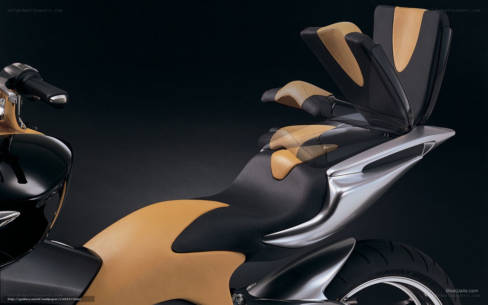 futuristic motorcycle seat design