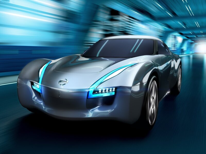 futuristic nissan concept car