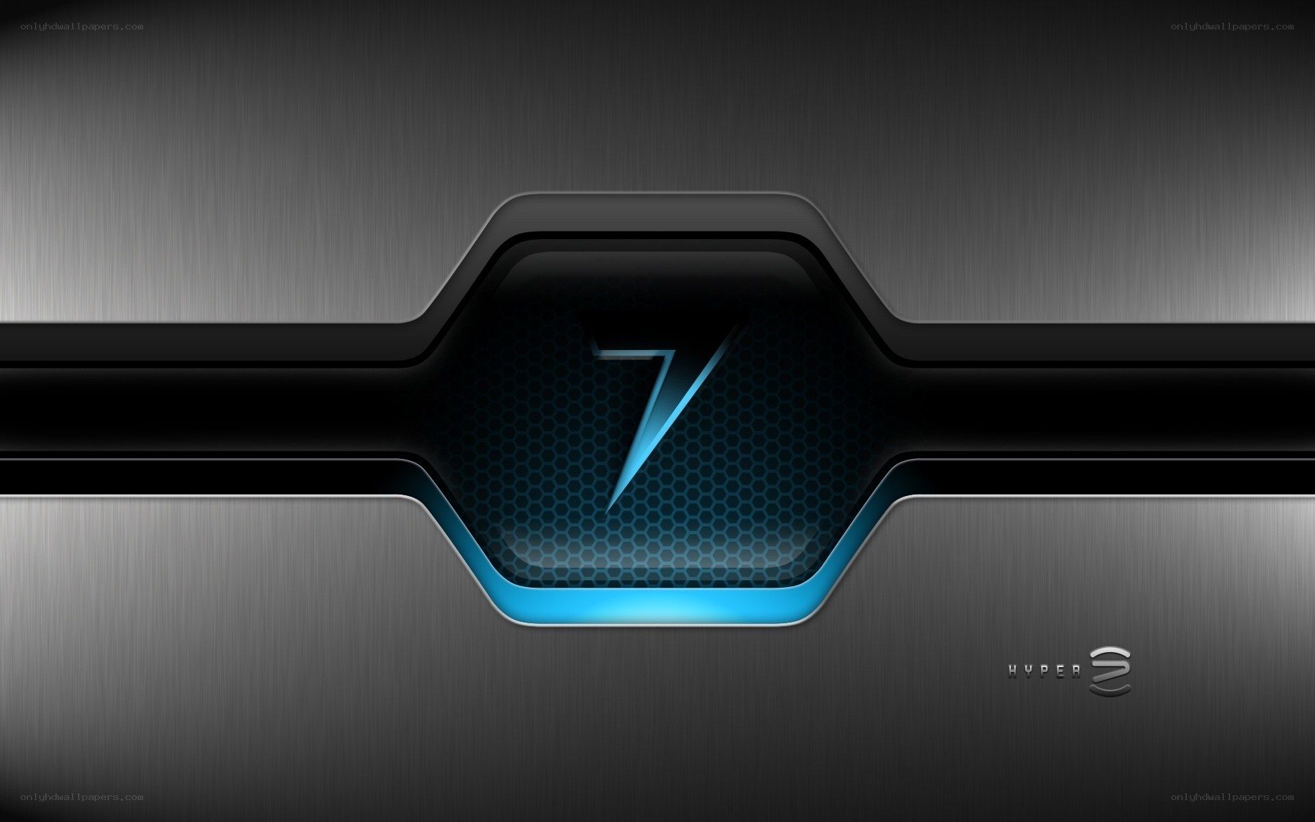 futuristic number seven design