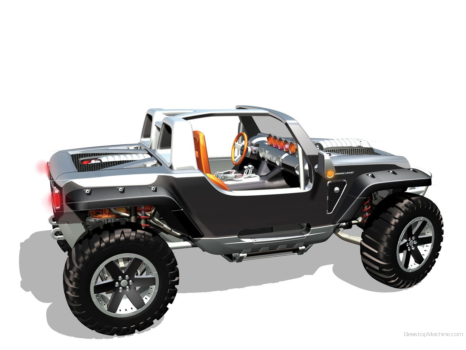 futuristic off-road vehicle