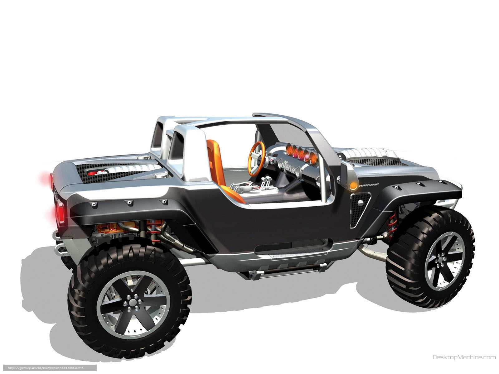 futuristic off-road vehicle